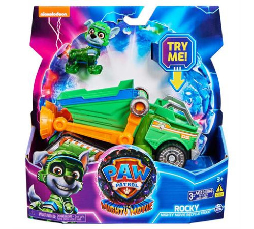 Ігровий набір Paw Patrol Щенячий патруль у кіно 2 Рятувальний автомобіль-трансформер із водієм Рокі (SM17776/6474) Ігровий набір Paw Patrol Щенячий патруль у кіно 2 Рятувальний автомобіль-трансформер із водієм Рокі (SM17776/6474)