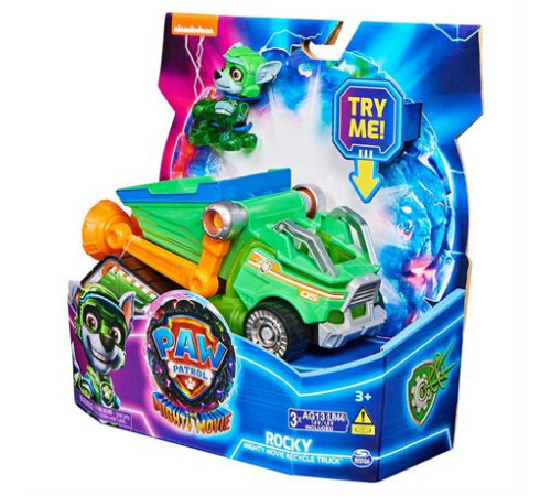 Ігровий набір Paw Patrol Щенячий патруль у кіно 2 Рятувальний автомобіль-трансформер із водієм Рокі (SM17776/6474) Ігровий набір Paw Patrol Щенячий патруль у кіно 2 Рятувальний автомобіль-трансформер із водієм Рокі (SM17776/6474)