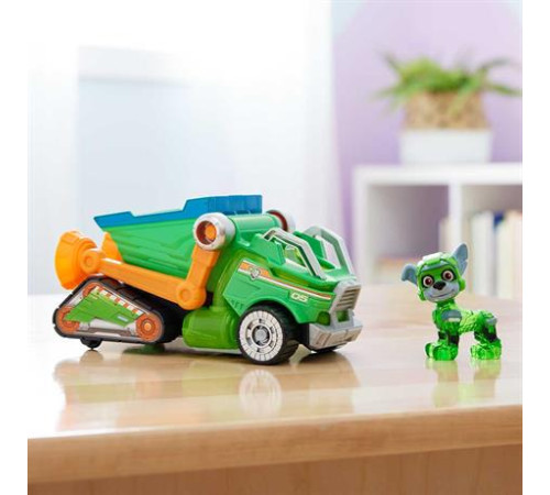 Ігровий набір Paw Patrol Щенячий патруль у кіно 2 Рятувальний автомобіль-трансформер із водієм Рокі (SM17776/6474) Ігровий набір Paw Patrol Щенячий патруль у кіно 2 Рятувальний автомобіль-трансформер із водієм Рокі (SM17776/6474)