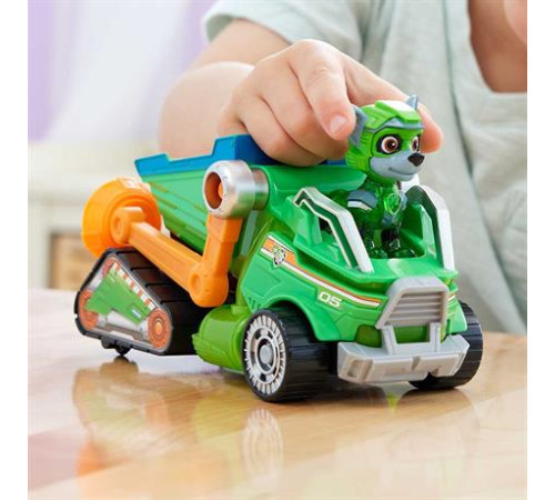 Ігровий набір Paw Patrol Щенячий патруль у кіно 2 Рятувальний автомобіль-трансформер із водієм Рокі (SM17776/6474) Ігровий набір Paw Patrol Щенячий патруль у кіно 2 Рятувальний автомобіль-трансформер із водієм Рокі (SM17776/6474)