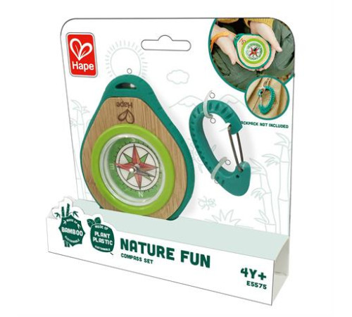 Набір натураліста Hape Nature Fun Компас з карабіном (E5575) Набір натураліста Hape Nature Fun Компас з карабіном (E5575)