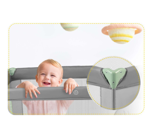 Ліжечко дитяче туристичне Ricokids 125 x 65 x 78 см Ліжечко дитяче туристичне Ricokids 125 x 65 x 78 см