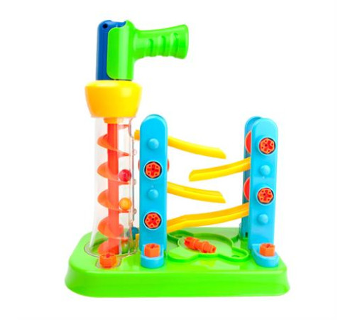 Набір для складання Edu-Toys Гірка-зигзаг з інструментами 54 деталі (JS021) Набір для складання Edu-Toys Гірка-зигзаг з інструментами 54 деталі (JS021)