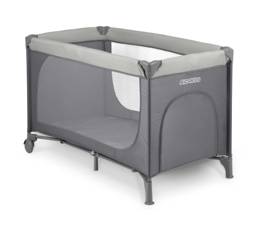 Ліжечко дитяче туристичне Ricokids 125 x 65 x 78 см світло-сіре Ліжечко дитяче туристичне Ricokids 125 x 65 x 78 см світло-сіре