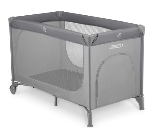 Ліжечко дитяче туристичне Ricokids 125 x 65 x 78 см сіре Ліжечко дитяче туристичне Ricokids 125 x 65 x 78 см сіре