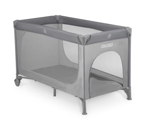 Ліжечко дитяче туристичне Ricokids 125 x 65 x 78 см сіре Ліжечко дитяче туристичне Ricokids 125 x 65 x 78 см сіре
