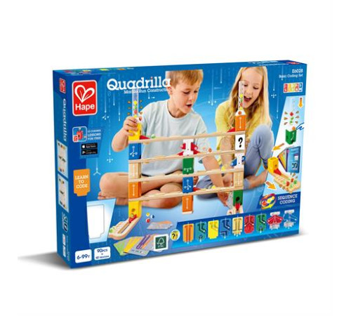 Конструктор-лабіринт Hape Quadrilla Програмування основи 130 ел. (E6028) Конструктор-лабіринт Hape Quadrilla Програмування основи 130 ел. (E6028)