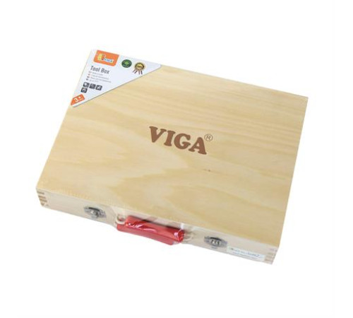 Дерев'яний ігровий набір Viga Toys Валіза з інструментами, 10 шт. (50387) Дерев'яний ігровий набір Viga Toys Валіза з інструментами, 10 шт. (50387)