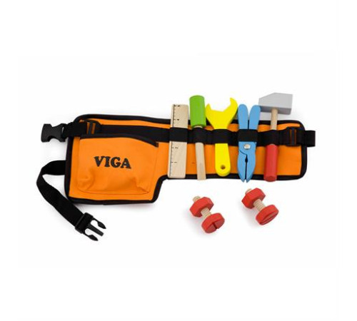 Дерев'яний ігровий набір Viga Toys Пояс з інструментами (50532) Дерев'яний ігровий набір Viga Toys Пояс з інструментами (50532)