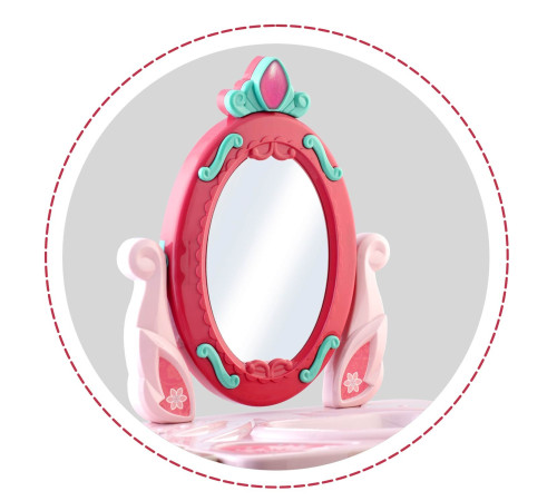 Дитячий туалетний столик 3в1 Xiong Cheng з аксесуарами