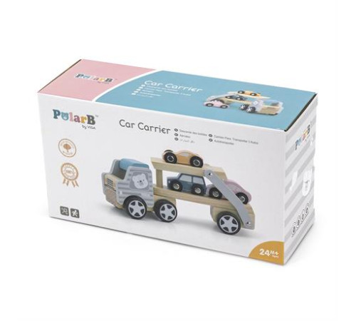 Дерев'яна машинка PolarB Автовоз (44014) Дерев'яна машинка PolarB Автовоз (44014)
