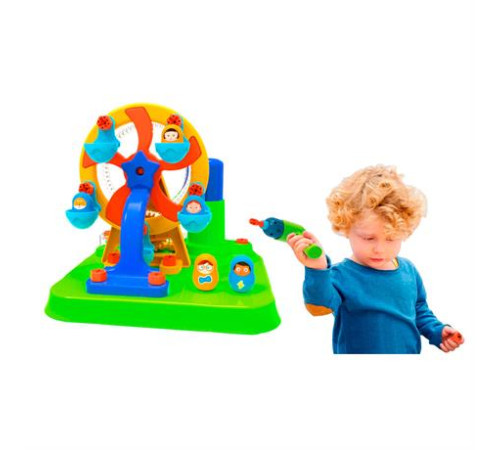 Набір для складання Edu-Toys Колесо огляду з інструментами 46 деталей (JS025) Набір для складання Edu-Toys Колесо огляду з інструментами 46 деталей (JS025)