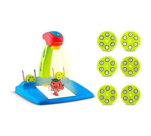 Проектор для малювання з трафаретами Ricokids блакитний Проектор для малювання з трафаретами Ricokids блакитний