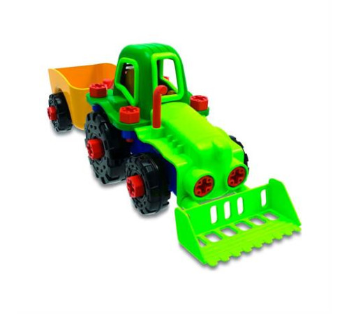 Набір для складання Edu-Toys Трактор з інструментами 29 деталей (JS030) Набір для складання Edu-Toys Трактор з інструментами 29 деталей (JS030)