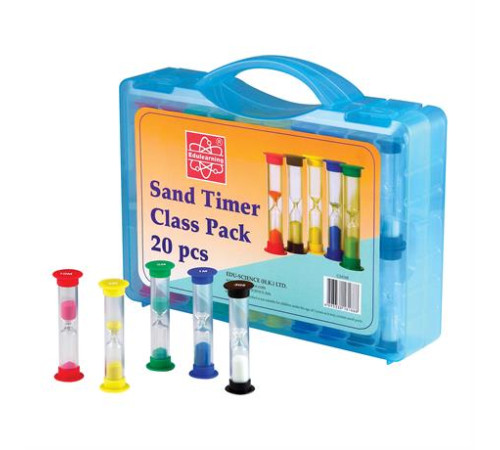 Набір пісочних годинників Edu-Toys на клас 20 шт. (GM188) Набір пісочних годинників Edu-Toys на клас 20 шт. (GM188)