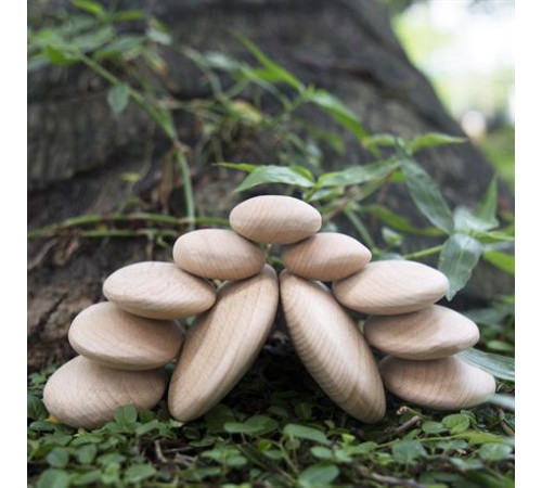 Дерев'яні блоки Guidecraft Natural Play Округлі камені (G6771)