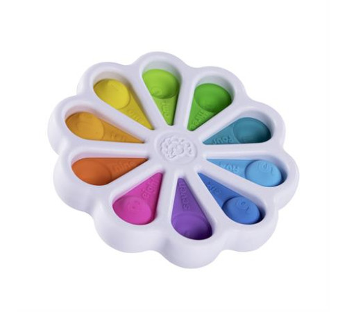 Іграшка-антистрес Fat Brain Toys dimpl digits Кольорові пелюстки (F275EN) Іграшка-антистрес Fat Brain Toys dimpl digits Кольорові пелюстки (F275EN)