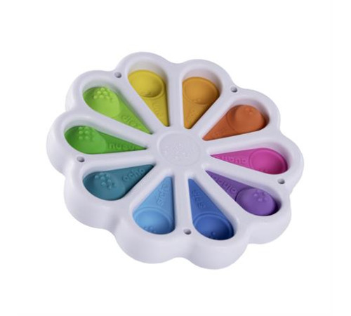 Іграшка-антистрес Fat Brain Toys dimpl digits Кольорові пелюстки (F275EN) Іграшка-антистрес Fat Brain Toys dimpl digits Кольорові пелюстки (F275EN)