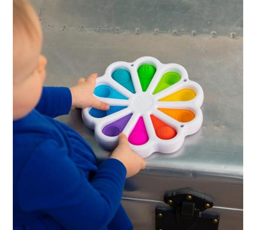 Іграшка-антистрес Fat Brain Toys dimpl digits Кольорові пелюстки (F275EN) Іграшка-антистрес Fat Brain Toys dimpl digits Кольорові пелюстки (F275EN)