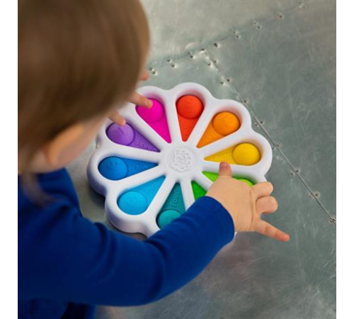 Іграшка-антистрес Fat Brain Toys dimpl digits Кольорові пелюстки (F275EN) Іграшка-антистрес Fat Brain Toys dimpl digits Кольорові пелюстки (F275EN)
