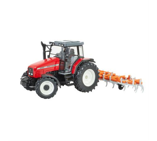Модель Britains Трактор Massey Ferguson 6290 з культиватором 1:32 (43335) Модель Britains Трактор Massey Ferguson 6290 з культиватором 1:32 (43335)