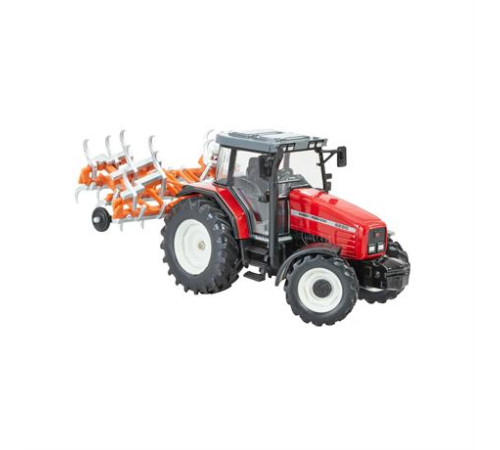 Модель Britains Трактор Massey Ferguson 6290 з культиватором 1:32 (43335) Модель Britains Трактор Massey Ferguson 6290 з культиватором 1:32 (43335)