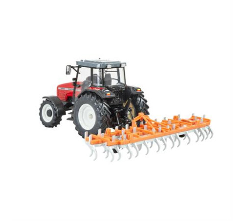 Модель Britains Трактор Massey Ferguson 6290 з культиватором 1:32 (43335) Модель Britains Трактор Massey Ferguson 6290 з культиватором 1:32 (43335)