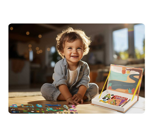 Книжка-пазл магнітна Ricokids Книжка-пазл магнітна Ricokids