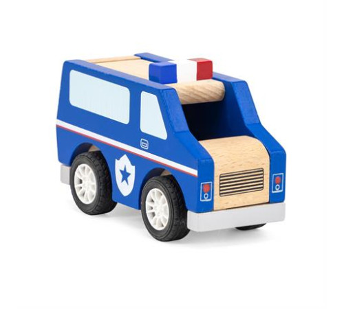 Дерев'яна машинка Viga Toys Поліцейська (44513) Дерев'яна машинка Viga Toys Поліцейська (44513)
