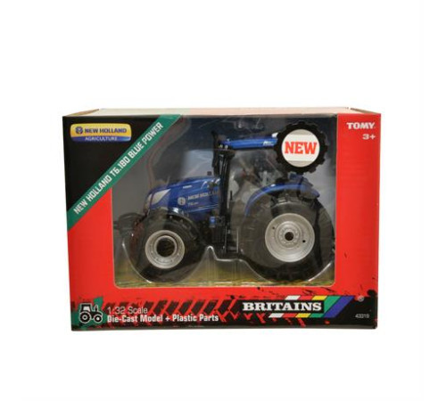 Модель Britains Трактор New Holland T6.180 Blue Power 1:32 (43319) Модель Britains Трактор New Holland T6.180 Blue Power 1:32 (43319)