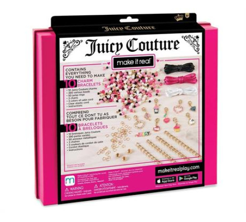 Набір для створення шарм-браслетів Make it Real Juicy Couture Рожевий зорепад 470 ел. (MR4408) Набір для створення шарм-браслетів Make it Real Juicy Couture Рожевий зорепад 470 ел. (MR4408)