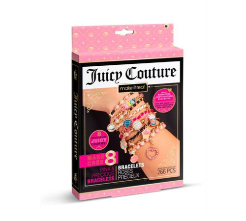 Набір для створення шарм-браслетів Make it Real Juicy Couture Рожевий зорепад 266 ел. (MR4432) Набір для створення шарм-браслетів Make it Real Juicy Couture Рожевий зорепад 266 ел. (MR4432)