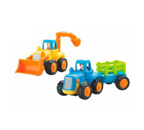 Набір машинок Hola Toys Бульдозер і трактор 6 шт. (326AB-6) Набір машинок Hola Toys Бульдозер і трактор 6 шт. (326AB-6)