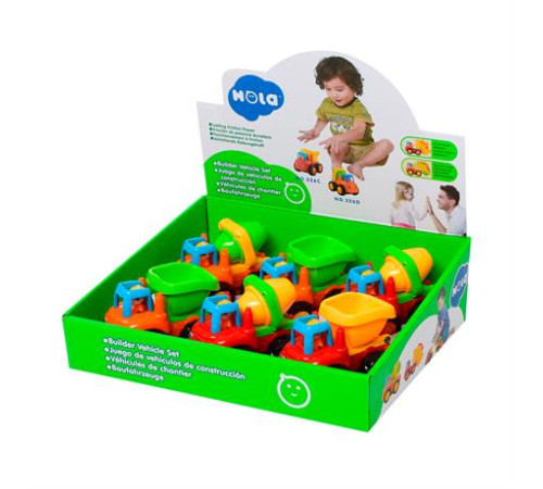 Набір машинок Hola Toys Самоскид і бетоновоз 6 шт. (326CD-6) Набір машинок Hola Toys Самоскид і бетоновоз 6 шт. (326CD-6)