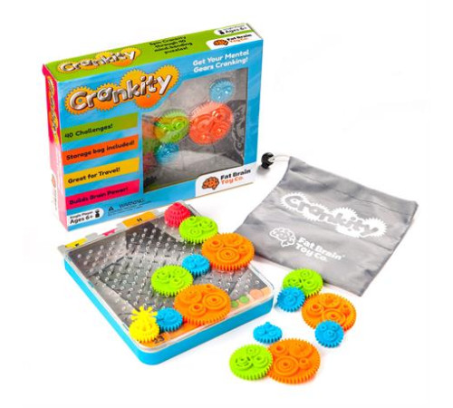 Гра-головоломка Fat Brain Toys Crankity Різнокольорові шестерні (FA140-1) Гра-головоломка Fat Brain Toys Crankity Різнокольорові шестерні (FA140-1)