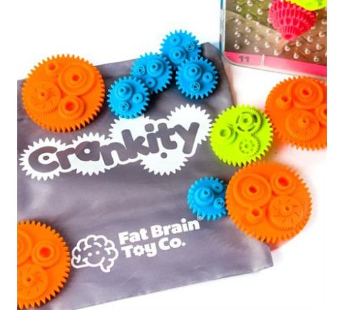 Гра-головоломка Fat Brain Toys Crankity Різнокольорові шестерні (FA140-1) Гра-головоломка Fat Brain Toys Crankity Різнокольорові шестерні (FA140-1)