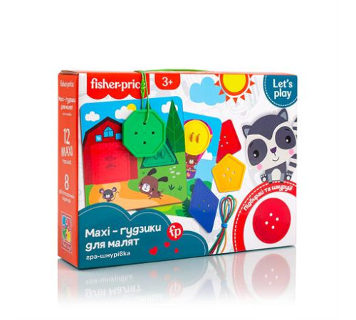 Шнурівка Fisher-Price Максі ґудзики (VT2905-22) Шнурівка Fisher-Price Максі ґудзики (VT2905-22)