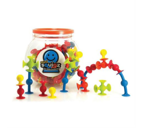 Конструктор Fat Brain Toys MiniSquigz на мініприсосках 75 деталей (F107ML) Конструктор Fat Brain Toys MiniSquigz на мініприсосках 75 деталей (F107ML)
