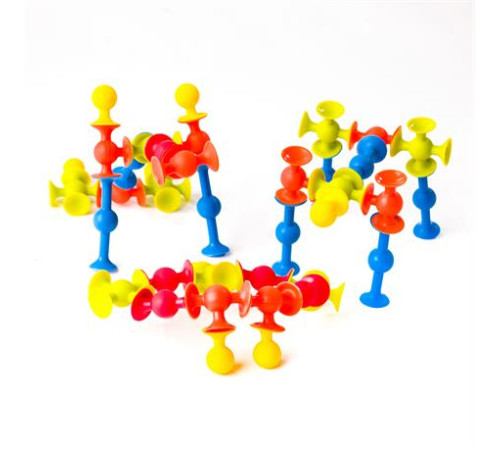 Конструктор Fat Brain Toys MiniSquigz на мініприсосках 75 деталей (F107ML) Конструктор Fat Brain Toys MiniSquigz на мініприсосках 75 деталей (F107ML)