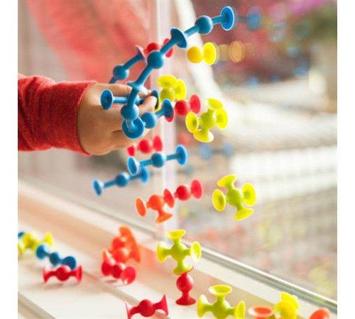 Конструктор Fat Brain Toys MiniSquigz на мініприсосках 75 деталей (F107ML) Конструктор Fat Brain Toys MiniSquigz на мініприсосках 75 деталей (F107ML)
