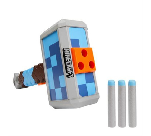 Бластер-молот Nerf Minecraft Штормландер (F4416) Бластер-молот Nerf Minecraft Штормландер (F4416)