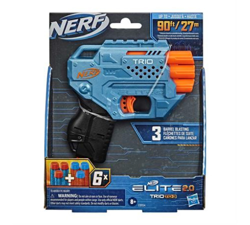 Бластер Nerf Elite 2.0 Trio 6 патронів (E9954) Бластер Nerf Elite 2.0 Trio 6 патронів (E9954)