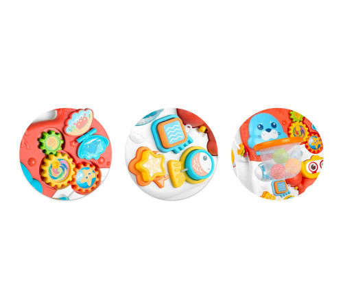 Каталка 2-в-1 інтерактивна Ricokids біло-червона Каталка 2-в-1 інтерактивна Ricokids біло-червона