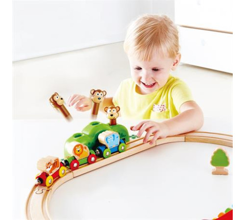 Музична залізниця Hape Веселі мавпочки 19 ел. (E3825)