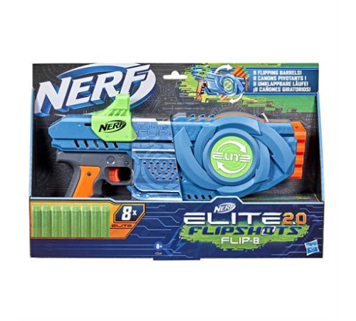 Бластер Nerf Elite 2.0 Еліт Фліп 8 патронів (F2549) Бластер Nerf Elite 2.0 Еліт Фліп 8 патронів (F2549)