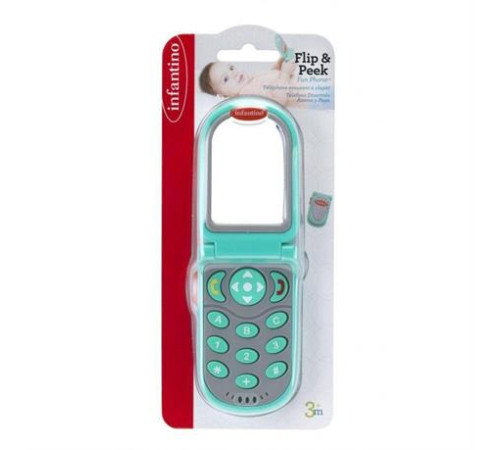 Дитячий телефон Infantino Flip and Peek зі звуковими ефектами (306307I)