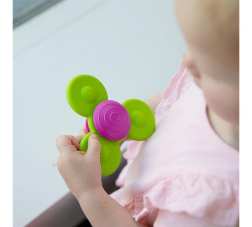 Набір прорізувачів-спінерів із присосками Fat Brain Toys Whirly Squigz 3 шт. (F210ML)