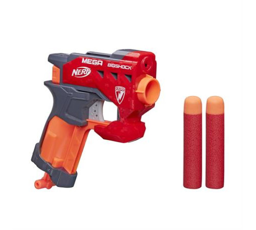 Бластер Nerf Mega Біг-шок 2 стріли (A9314) Бластер Nerf Mega Біг-шок 2 стріли (A9314)