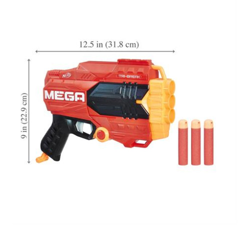 Бластер Nerf Mega Три Брейк (E0103) Бластер Nerf Mega Три Брейк (E0103)