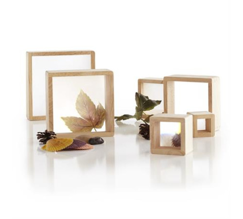 Набір Guidecraft Natural Play Блоки зі збільшувальним склом, 10 шт. (G3018) Набір Guidecraft Natural Play Блоки зі збільшувальним склом, 10 шт. (G3018)